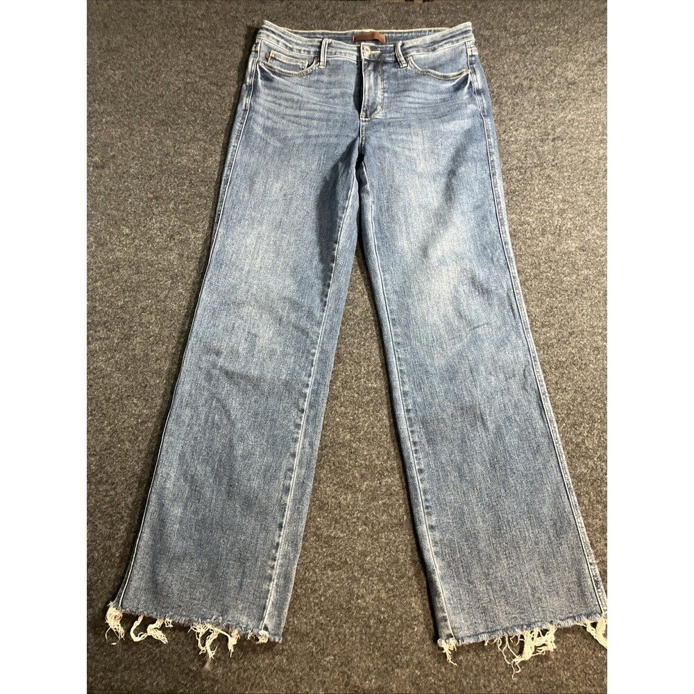 Judy Blue Tummy Control Vintage Straight Leg Jeans Womens 13/31 Medium Wash